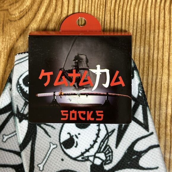 Nightmare Before Christmas Crew Socks Jack Skellington One Size Midcalf Unisex - Picture 2 of 7